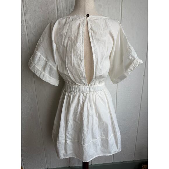 Free People Full Time Fun Cotton Poplin Minidress, XS - Picture 6 of 7